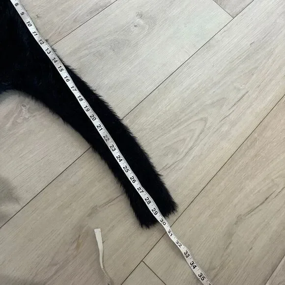 Anthropologie Knitted & Knotted Fuzzy Sequin Cardigan size xs - Picture 4 of 8